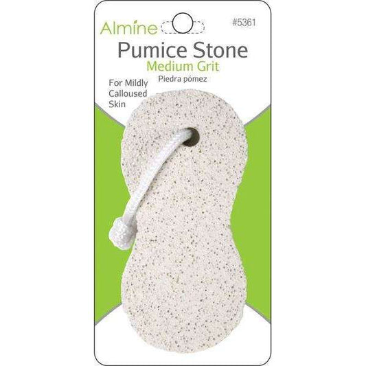 Almine Pumice Stone Peanut Shape Standard Grit Pumice Stone Almine   