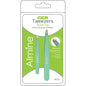 Almine Slant Tip Tweezers with Rubber Coating 2pc Tweezers Almine   