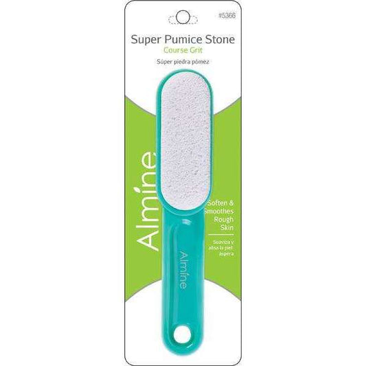 Almine Super Pumice with Handle Coarse Grit Asst Color Nail Files Almine Green  