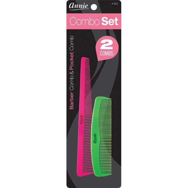 Annie Comb Set Barber Comb & Pocket Comb Combs Annie   