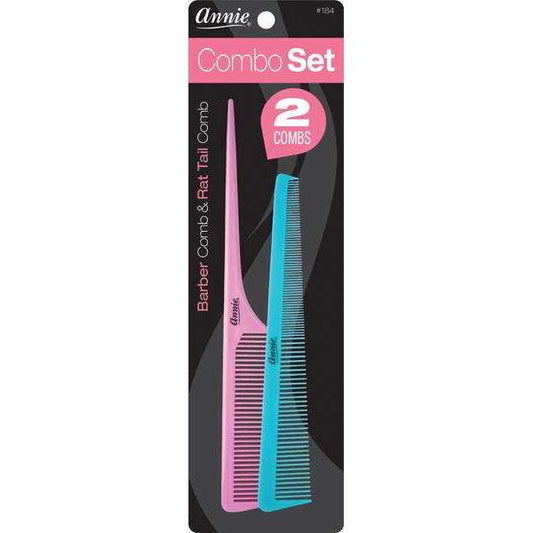 Annie Comb Set Barber Comb & Rat Tail Comb Combs Annie   