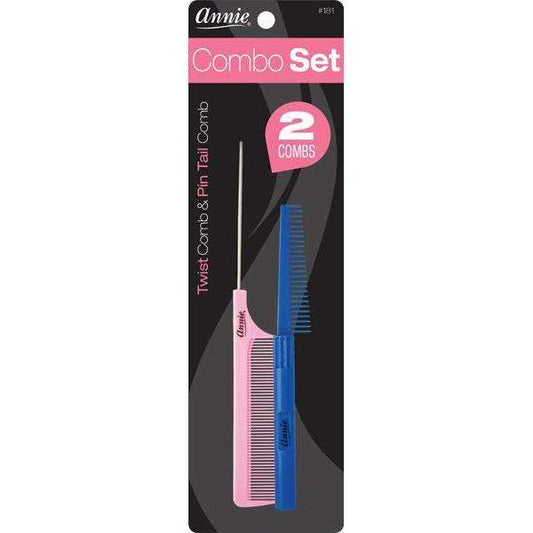 Annie Comb Set Twist Comb & Pin Tail Comb Combs Annie   