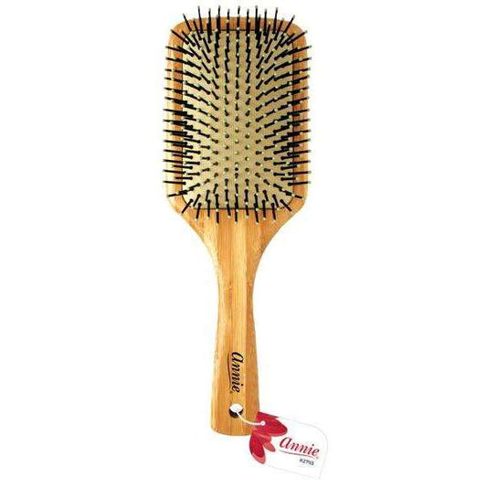 Annie Bamboo Cushion Paddle Brush Nylon Bristle Brushes Annie   