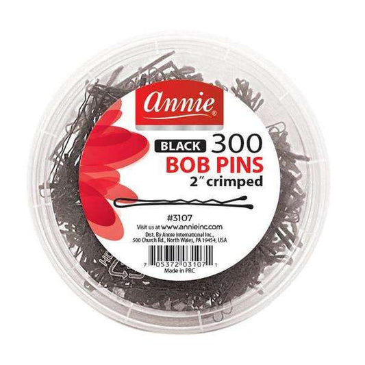 Annie Bob Pins 2" 300ct Black Hair Pins Annie   