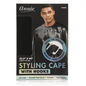 Annie Cutting Cape with Stretchable Hook Black Cutting Capes Annie   