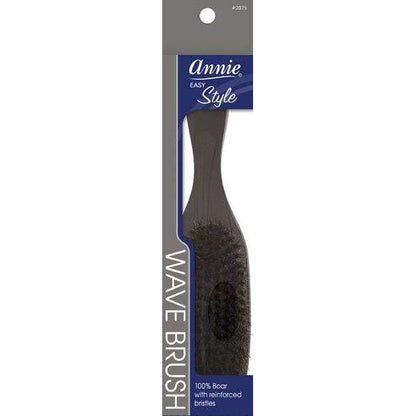 Annie Easy Style Professional Wave Brush 100 % Natural Boar Medium Bristle Brushes Annie   