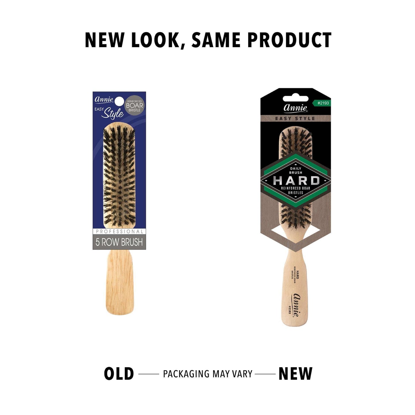 Annie Easy Style Reinforced Boar Bristle 5 Row Brush Brushes Annie   