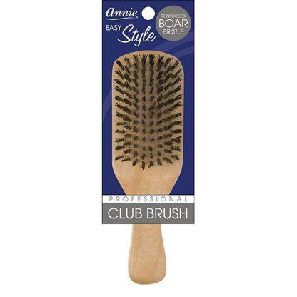 Annie Easy Style Hard Reinforced Boar Bristle Club Brush Brushes Annie   