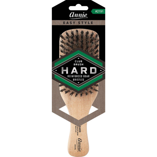 Annie Easy Style Hard Reinforced Boar Bristle Club Brush Brushes Annie   