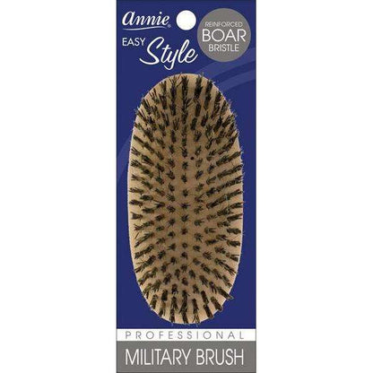 Annie Easy Style Hard Reinforced Boar Bristle Military Brush Brushes Annie   