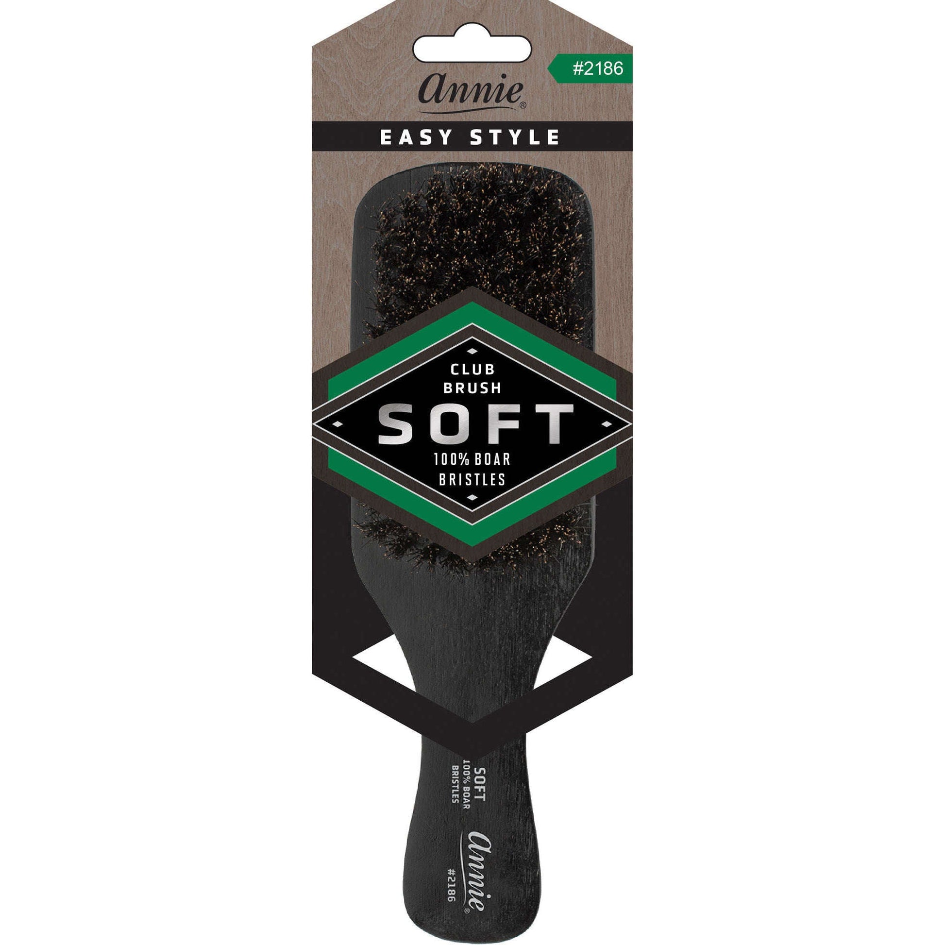 Annie Easy Style Soft Boar Bristle Club Brush Brushes Annie   