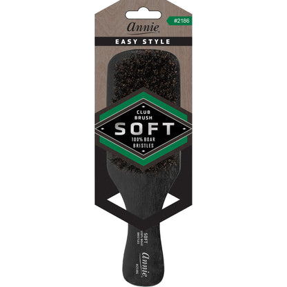 Annie Easy Style Soft Boar Bristle Club Brush Brushes Annie   