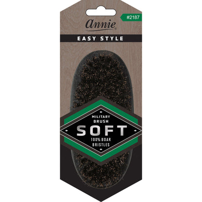 Annie Soft Boar Bristle Military Brush Brushes Annie   