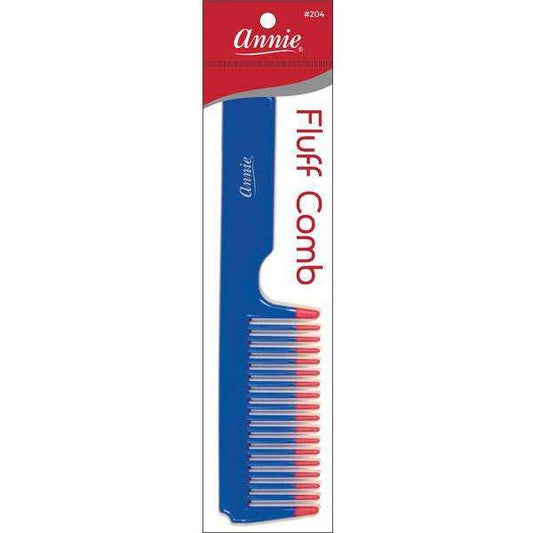 Annie Fluff Comb Asst Color Two Tone Combs Annie Blue  