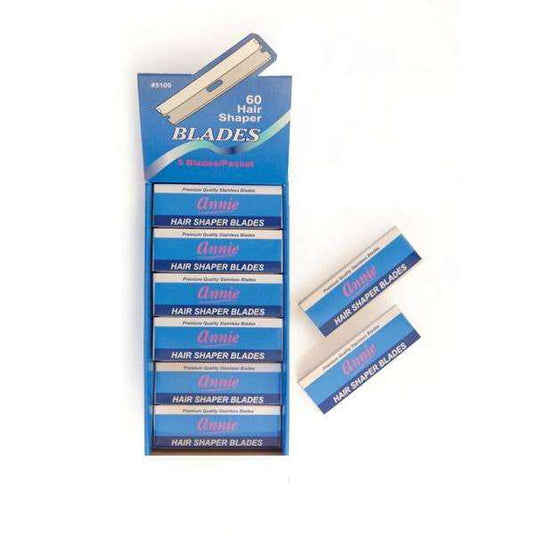 Annie Hair Shaper 5 Blades 60Ct Razors & Razor Blades Annie   