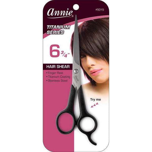 Annie Professional Stainless Hair Shears 6.75 Inch Titanium Coat Hair Shears Annie   