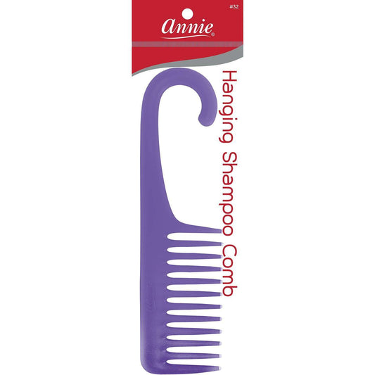 Annie Hanging Shampoo Comb Asst color Combs Annie Purple  