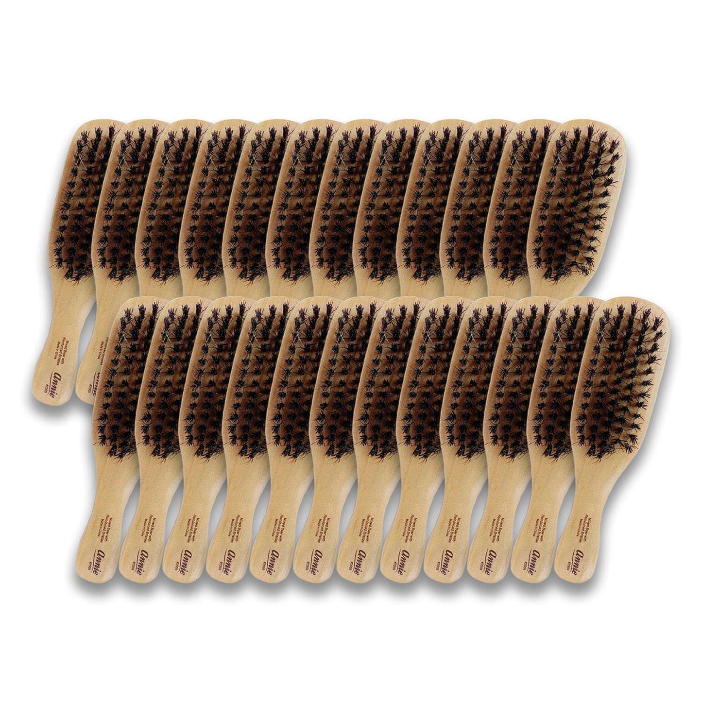 Annie Hard Mini Wave Brush Boar & Nylon Bristle 24Ct Brushes Annie   