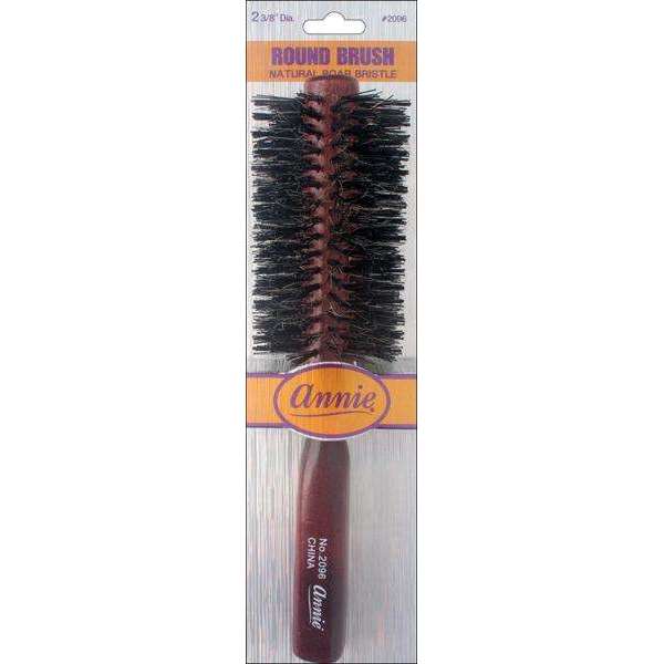 Annie Hard Round Bristle Brush 2 3/8 Inch Brushes Annie   