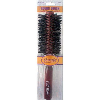 Annie Hard Round Bristle Brush 2 3/8 Inch Brushes Annie   