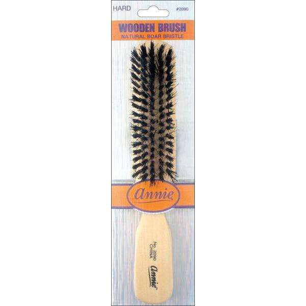 Annie Hard Wooden Brush Boar Bristle 5 Row Brushes Annie   