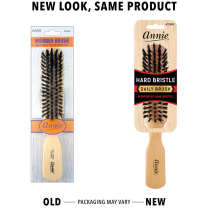 Annie Hard Wooden Brush Boar Bristle 5 Row Brushes Annie   