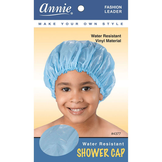 Annie Kids Shower Cap L Asst Color Bonnets Annie Sky Blue  