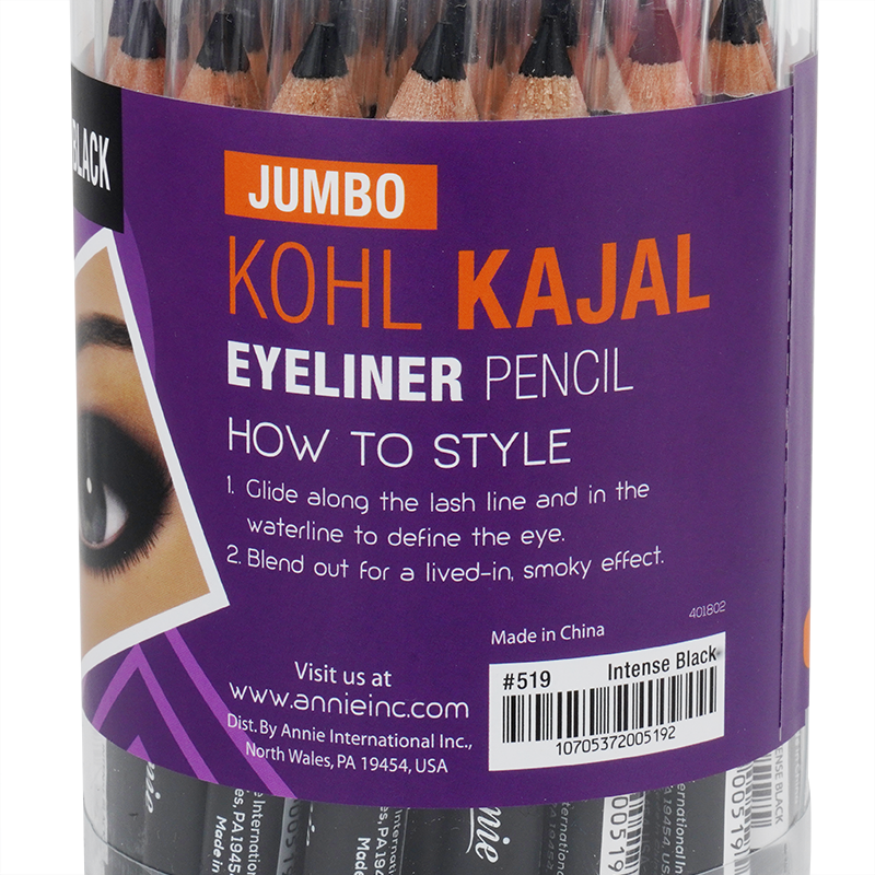 Annie Kohl Kajal Eyeliner Pencil 36ct Intense Black Makeup Annie   