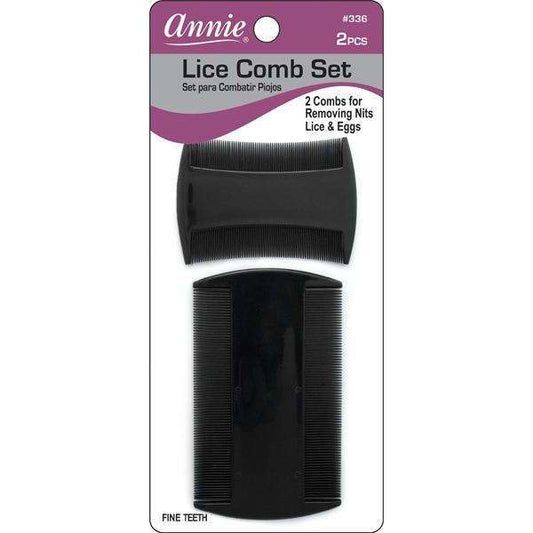 Annie Lice Removal Comb Set 2Ct Combs Annie   