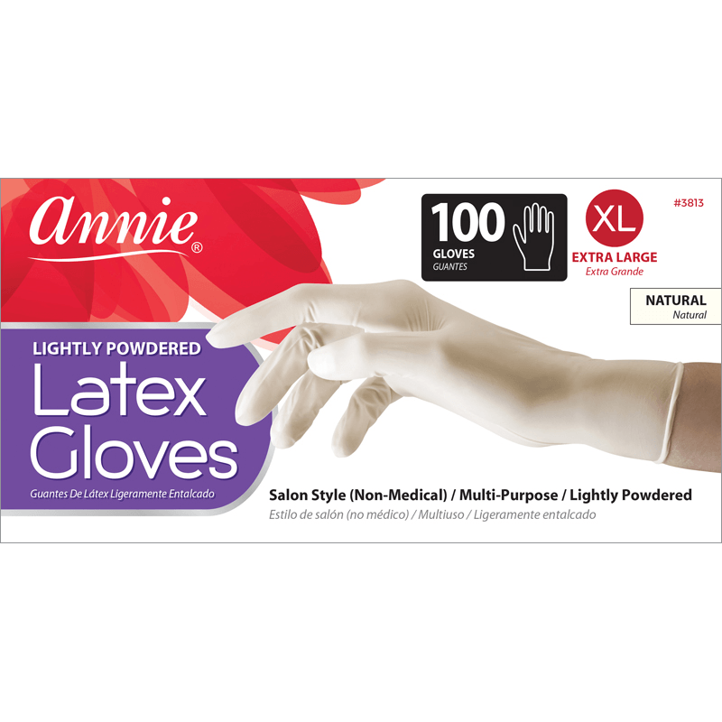 Annie Lightly Powdered Latex Gloves 100ct Gloves Annie X-Large  