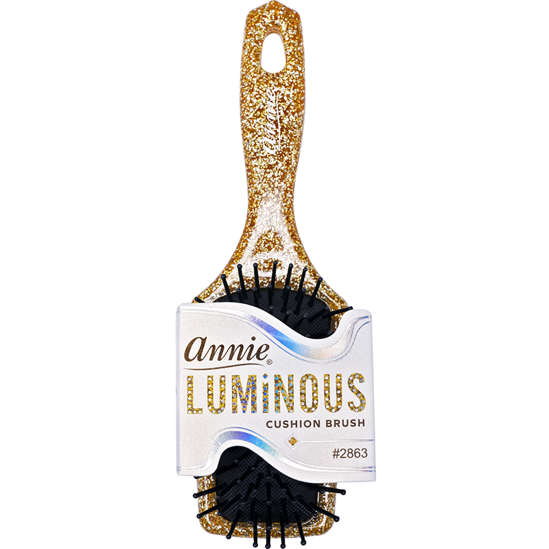 Annie Luminous Paddle Brush Small Assorted Colors Brushes Annie Gold  