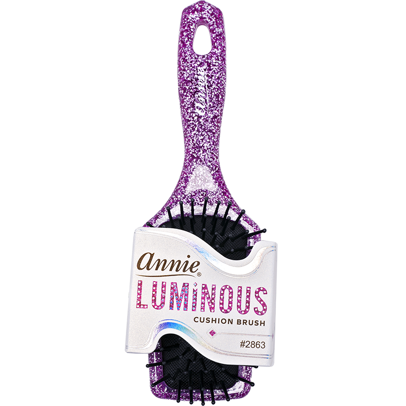 Annie Luminous Paddle Brush Small Assorted Colors Brushes Annie Purple  