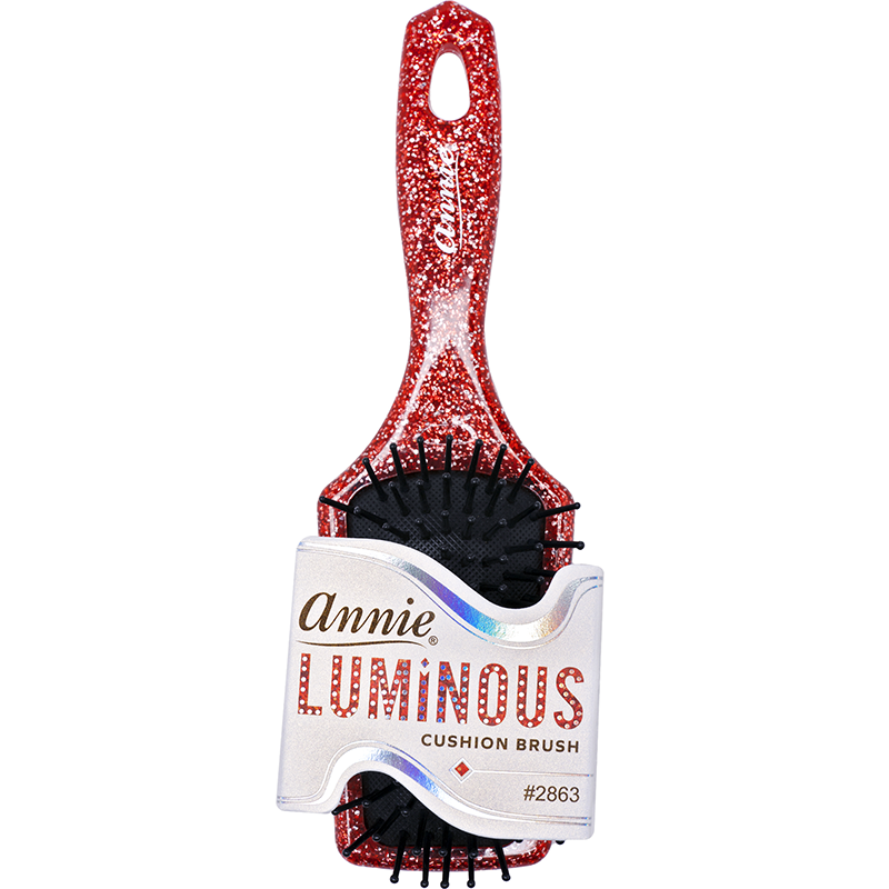 Annie Luminous Paddle Brush Small Assorted Colors Brushes Annie Red  