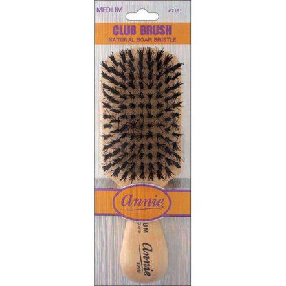 Annie Medium Club Brush Boar Bristle Brushes Annie   