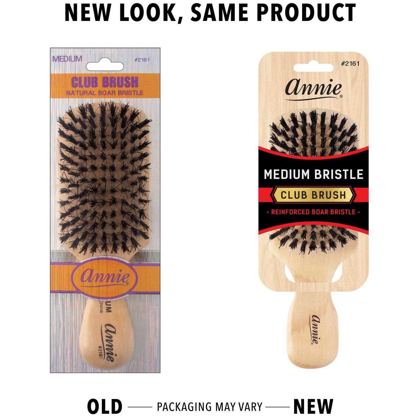 Annie Medium Club Brush Boar Bristle Brushes Annie   