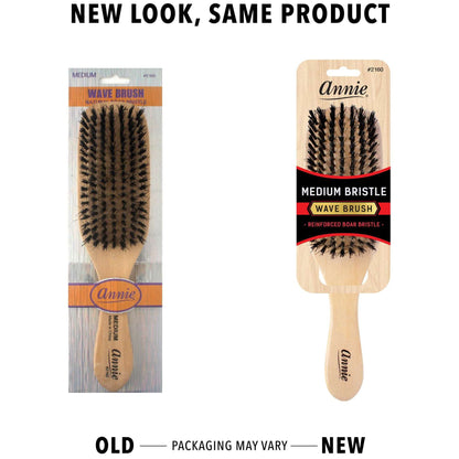 Annie Medium Wave Brush Boar Bristle Brushes Annie   
