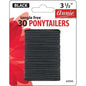Annie No Tangle Ponytailers 3 1/2In 30ct Black Ponytailers Annie   