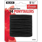 Annie No Tangle Ponytailers 5 1/2In 14ct Black Ponytailers Annie   