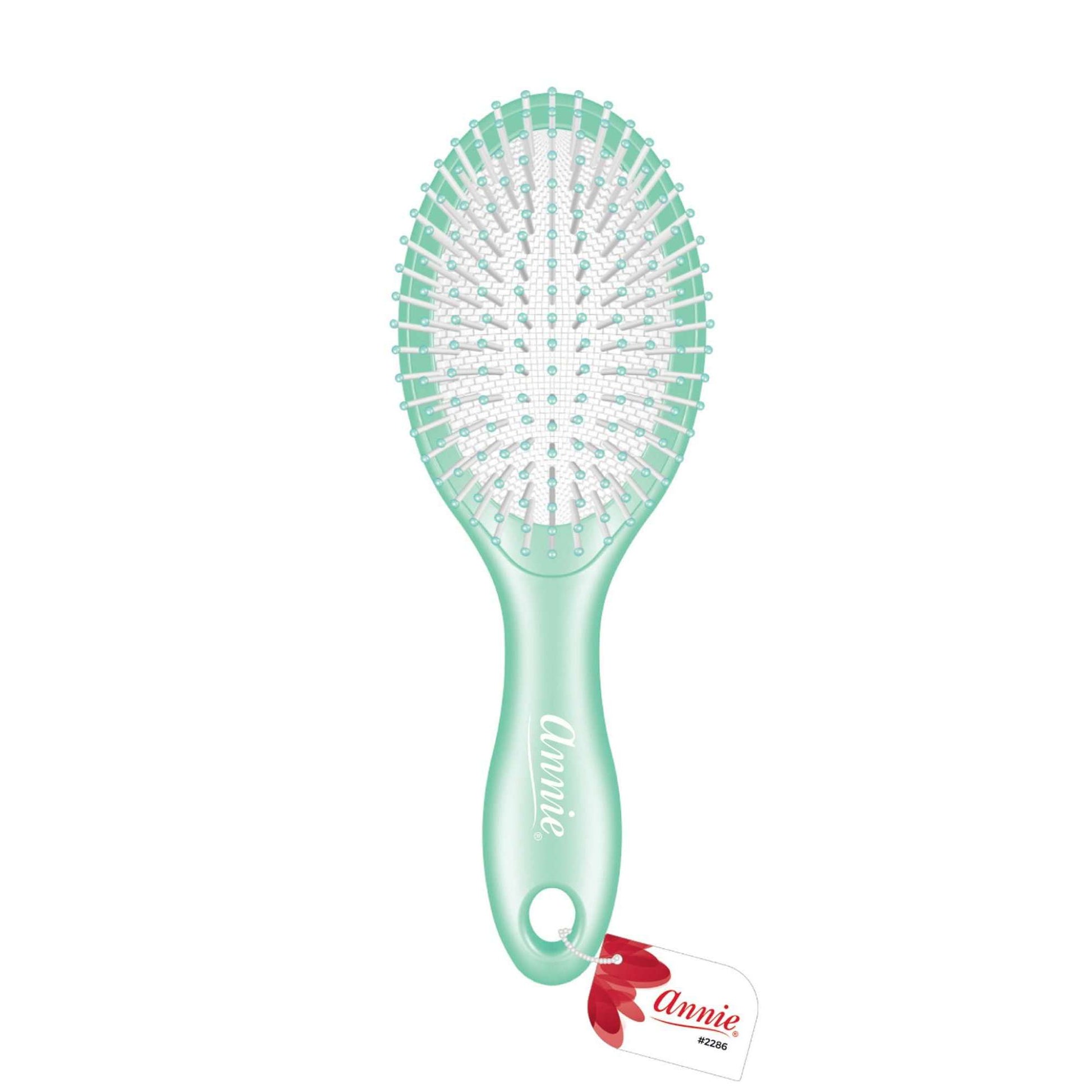 Annie Pastel Cushion Brush Aqua Brushes Annie   
