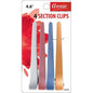 Annie Plastic Section Clip 4.6" 4Ct Asst Color Hair Clips Annie   
