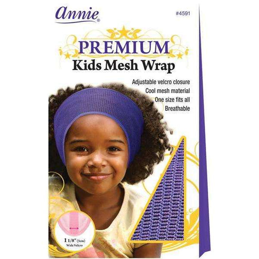 Annie Premium Kid Mesh Wrap Asst Color Hair Care Wraps Annie Purple  