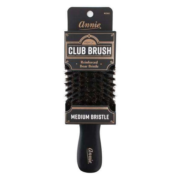 Annie Premium Medium Club Boar Bristle Brush Brushes Annie   