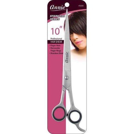 Annie Professional Stainless Barber Shears 10 Inch Hair Shears Annie   