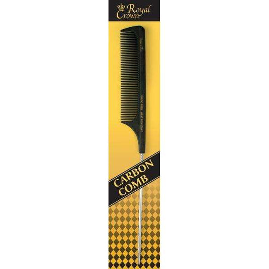 Annie Royal Crown Series Carbon Steel Pin Tail Comb 9 1/4 Inch Combs Annie   