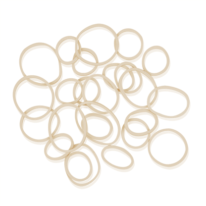 Annie Rubber Bands Asst Size 300Ct White Rubber Bands Annie   