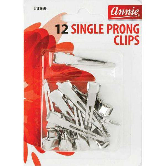 Annie Single Prong Clips 12Ct Hair Clips Annie   