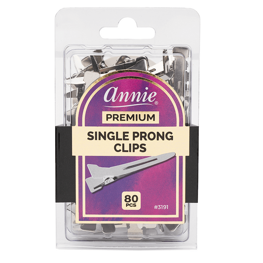 Annie Single Prong Clips 80Ct Hair Clips Annie   