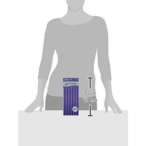 Annie Soft Twist Rollers 3/4" XL Purple Value Pack (10pcs) Soft Twist Rollers Annie   