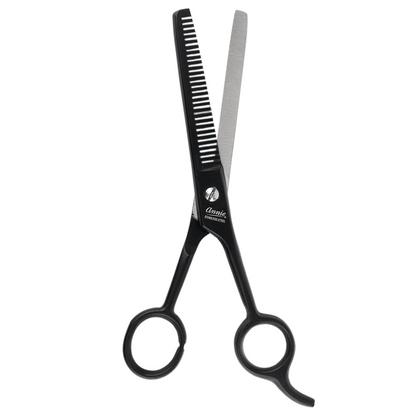 Annie Stainless Steel  Thinning Hair Shears 6.5 Inch Black Hair Shears Annie   