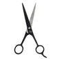 Annie Stainless Steel Straight Hair Shears 6.5 Inch Black Hair Shears Annie   